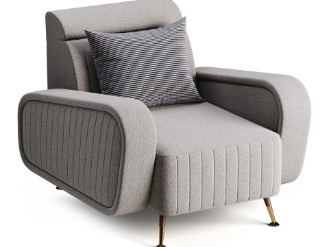 ARMCHAIR HARRISON Modèle 3D