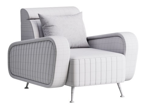 ARMCHAIR HARRISON Modèle 3D