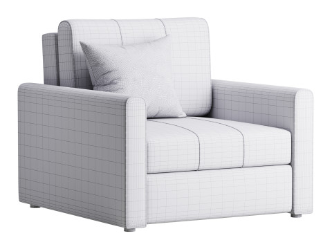 Armchair Leo 3D-Modell