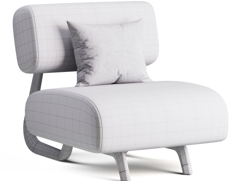 ARMCHAIR Lewis 3Dモデル