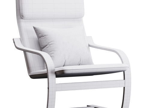 Armchair Mius Fabric Velutto 06 Modèle 3D
