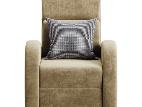 Armchair Seymar Fabric Velutto 01 Modelo 3D