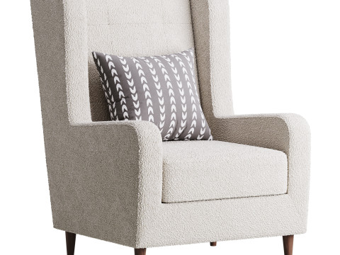 Baker chair 3D मॉडल