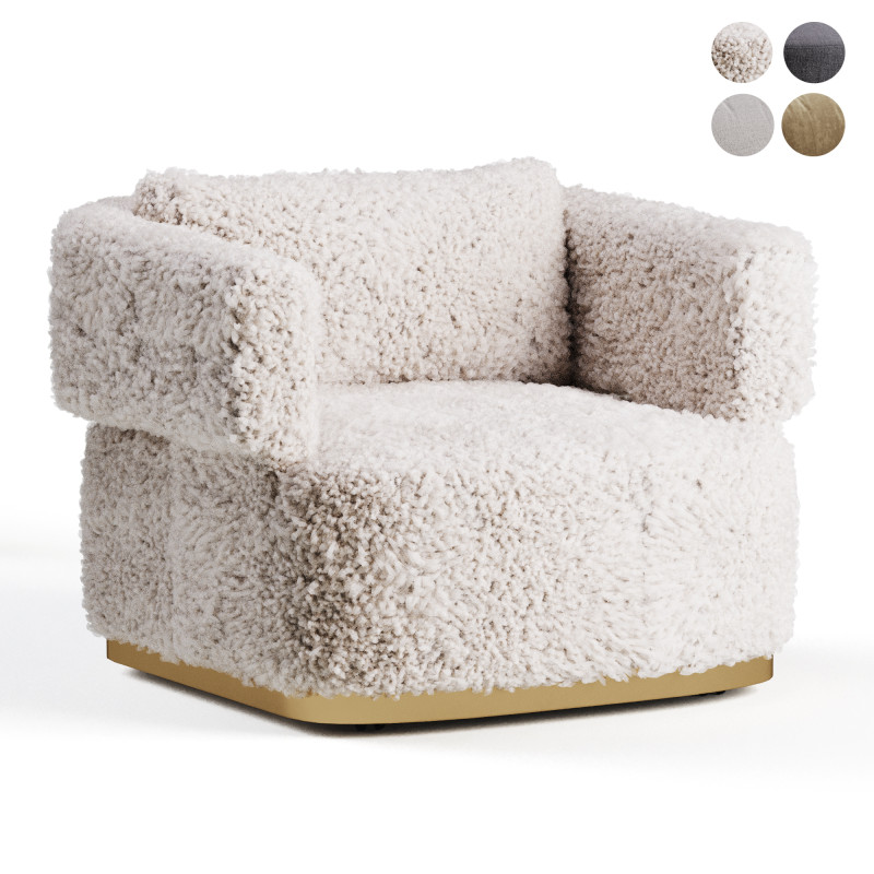 Bellamy Swivel Chair 3D Модель .c4d .max .obj .3ds .fbx .stl .blend