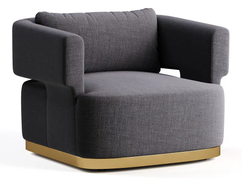 Bellamy Swivel Chair 3D Model