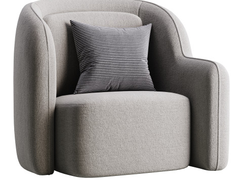 Chair Barrier Right 3D Model
