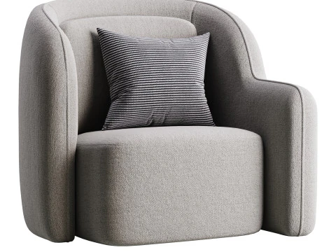 Chair Barrier Right 3D Model