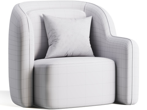 Chair Barrier Right 3D Model