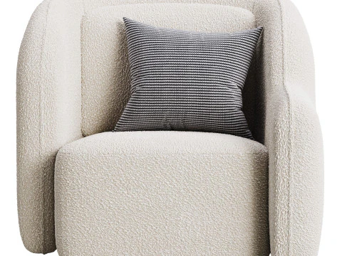 Chair Barrier Right 3D Model