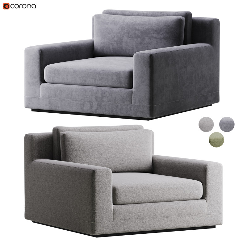 Chair Manhattan 3D Модель .c4d .max .obj .3ds .fbx .stl .blend