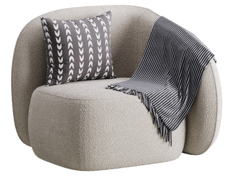 Chair San Marino Right 3D 모델