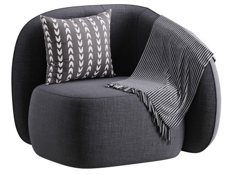 Chair San Marino Right 3D 모델