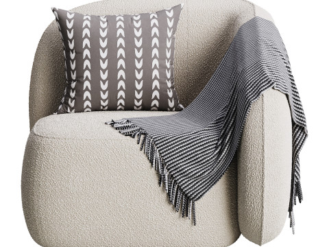 Chair San Marino Right 3D 모델