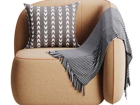Chair San Marino Right 3D 모델
