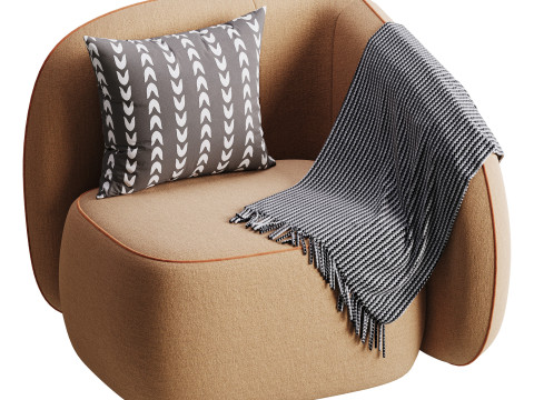 Chair San Marino Right 3D 모델