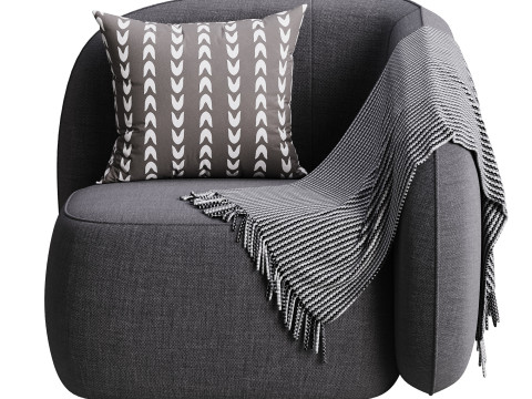 Chair San Marino Right 3D 모델