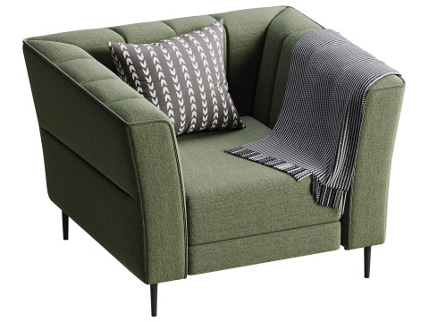 Crystal Power Recliner Chair 3D Модель