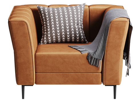 Crystal Power Recliner Chair 3D Модель