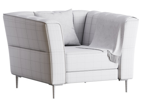 Crystal Power Recliner Chair 3D Модель