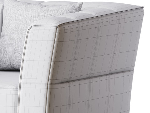 Crystal Power Recliner Chair 3D Модель