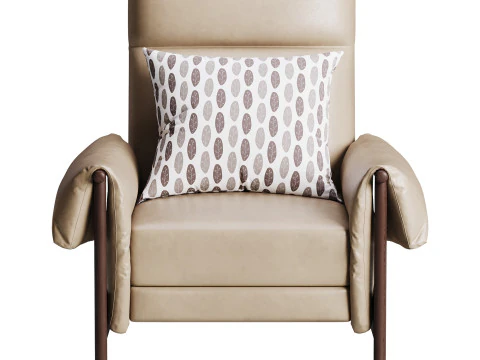 Dean Performance Fabric Recliner Armchair 3D Model