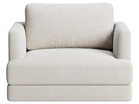 Sedia Haven in Pelle da una Piazza e Mezza Modello 3D