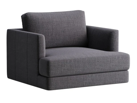 Sedia Haven in Pelle da una Piazza e Mezza Modello 3D