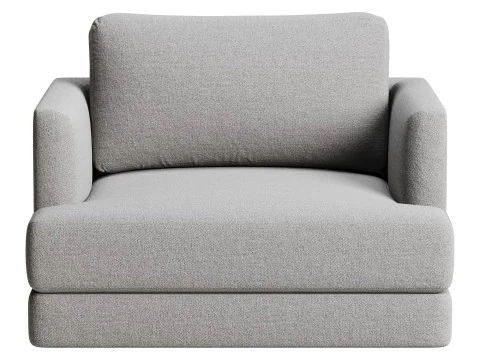 Sedia Haven in Pelle da una Piazza e Mezza Modello 3D