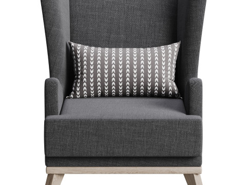Hoff Ludwig Armchair 3D Model