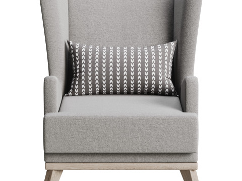 Hoff Ludwig Armchair 3D Model
