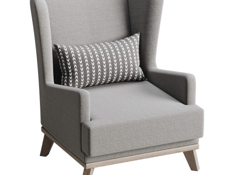 Hoff Ludwig Armchair 3D Model