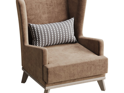 Hoff Ludwig Armchair 3D Model