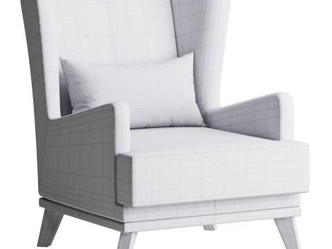 Hoff Ludwig Armchair 3D Model