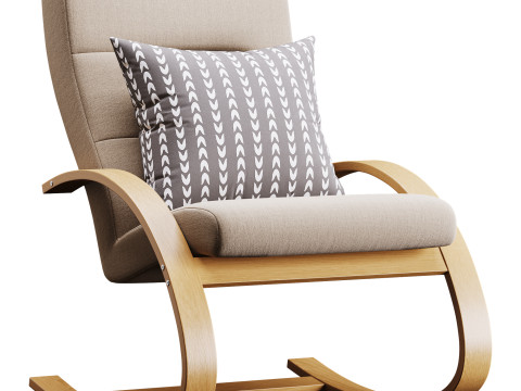 Krosbi Rocking Chair 3Dモデル