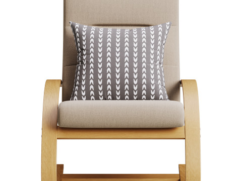 Krosbi Rocking Chair 3Dモデル