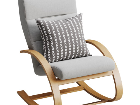 Krosbi Rocking Chair 3Dモデル