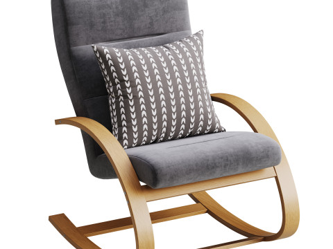 Krosbi Rocking Chair 3Dモデル