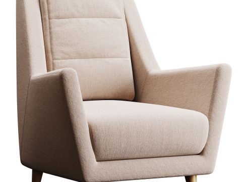Kventin Armchair 3D मॉडल