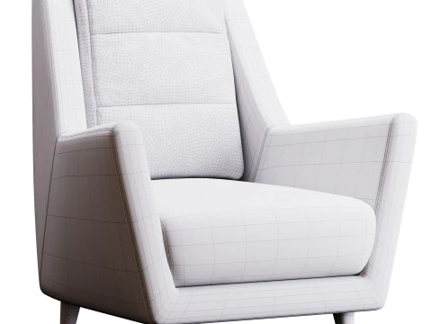 Kventin Armchair 3D Model