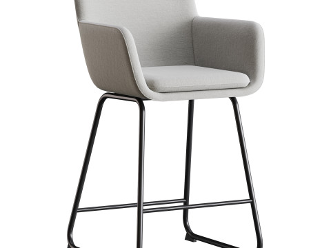 Lawrence Counter Stool Model 3D