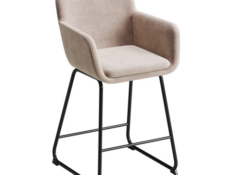 Tabouret de comptoir Lawrence Modèle 3D