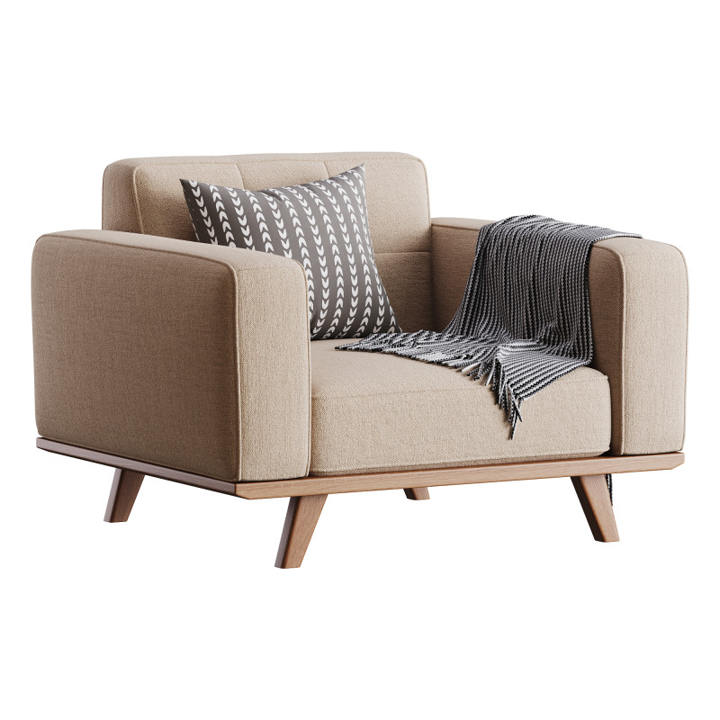 Lloyd Armchair Modèle 3D .c4d .max .obj .3ds .fbx .stl .blend