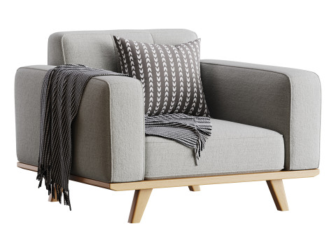 Lloyd Armchair Modèle 3D