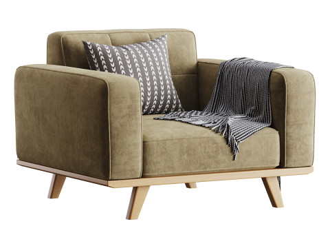 Lloyd Armchair Modèle 3D