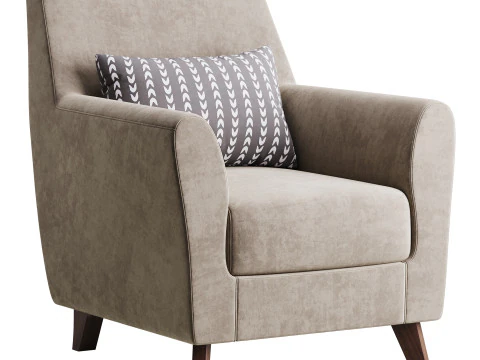 Poltroncina Nuberi Modello 3D