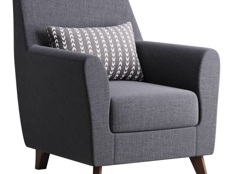 Nuberi Armchair 3D Model