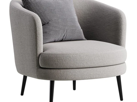 Sedia Slipper Viv Modello 3D