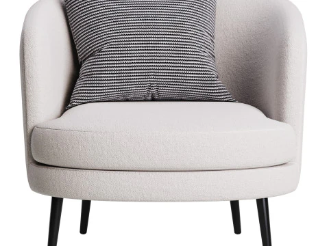 Sedia Slipper Viv Modello 3D