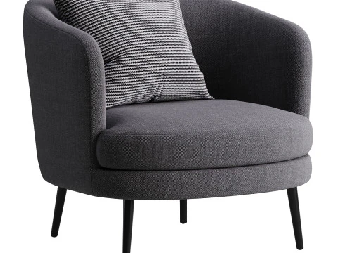 Sedia Slipper Viv Modello 3D