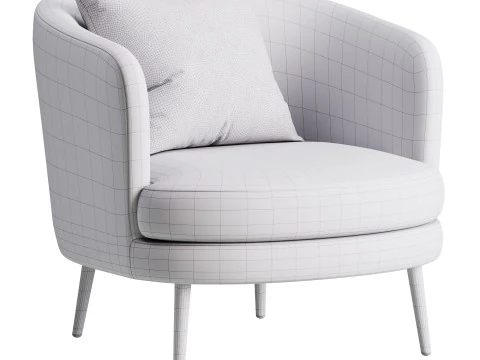 Sedia Slipper Viv Modello 3D